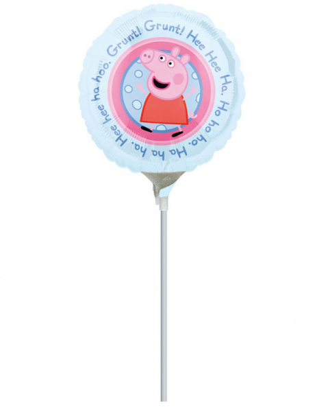 Peppa Wutz Ballon hellblau bunt 23cm von RIETHMULLER