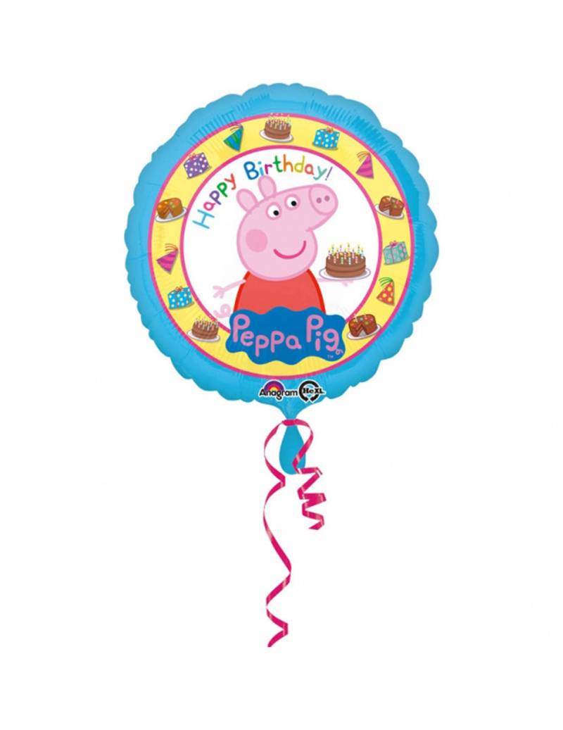 Peppa Wutz Happy Birthday Folien-Luftballon bunt 43cm Peppa Wutz Happy Birthday Folien-Luftballon bunt 43cm von ANAGRAM INTERNATIONAL