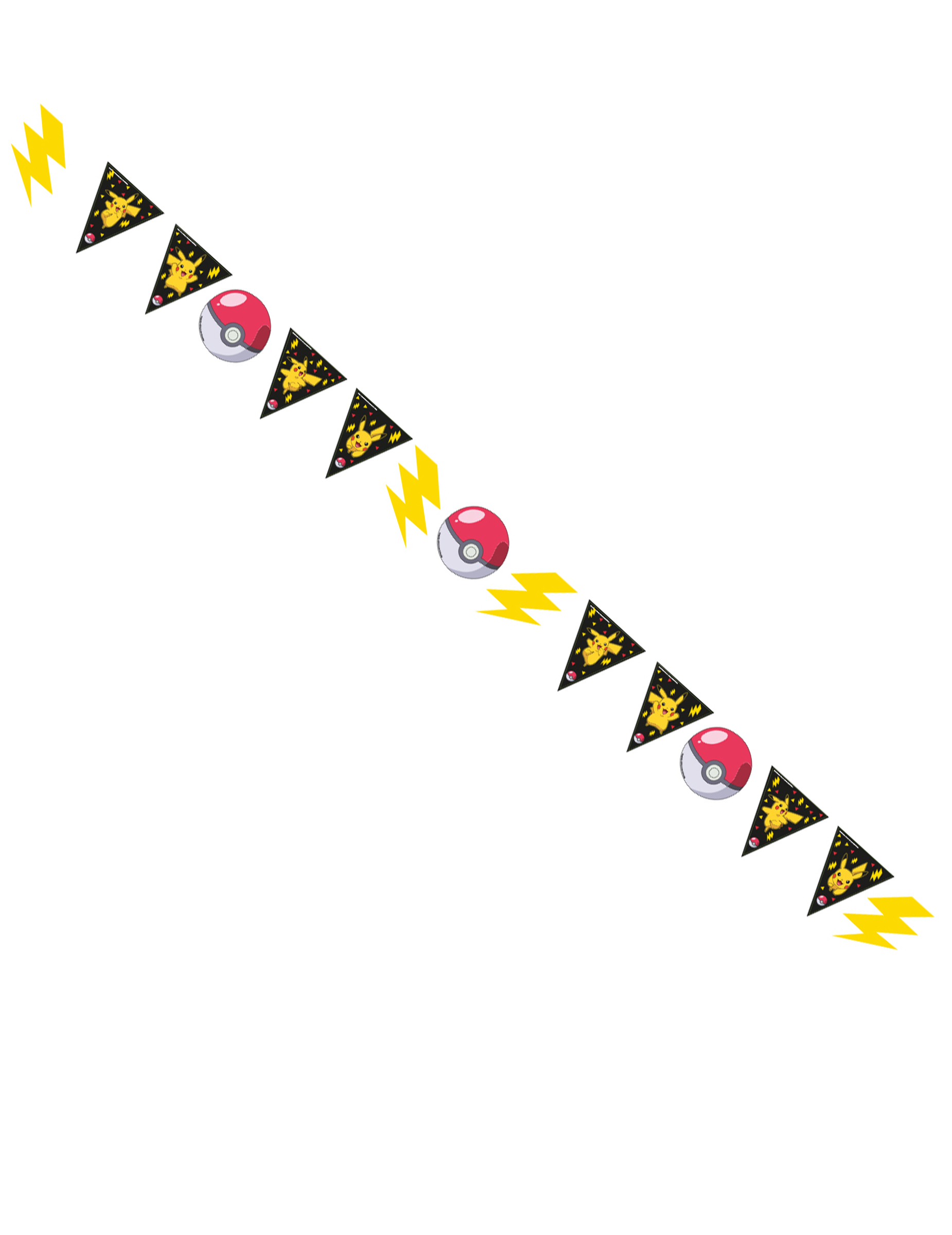 Pokémon Wimpelgirlande Pikachu 3,3 m Pokémon Wimpelgirlande Pikachu 3,3 m von RIETHMULLER
