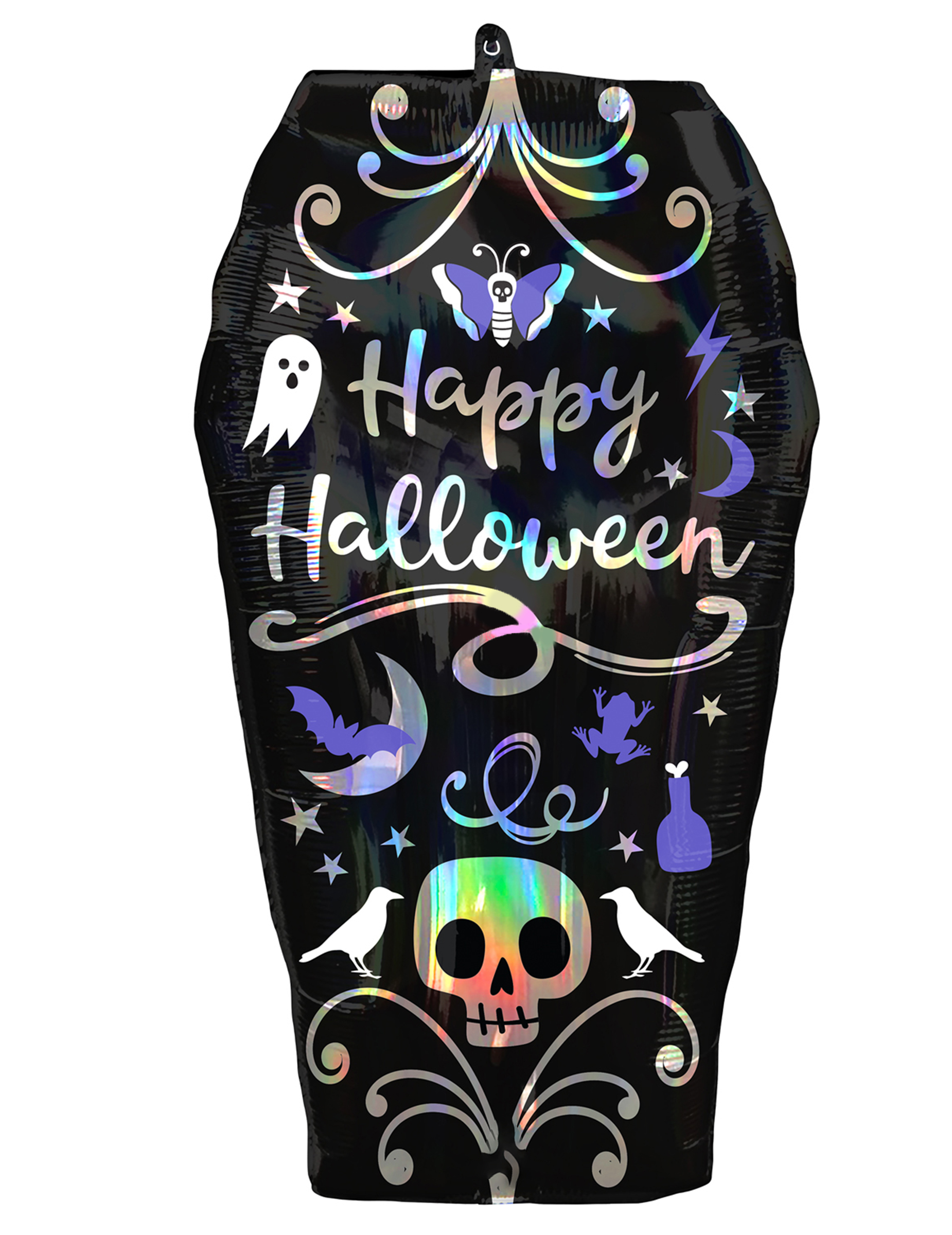 Schimmernder Sarg-Folienballon Deko für Halloween 38 x 68 cm Schimmernder Sarg-Folienballon Deko für Halloween 38 x 68 cm von AMSCAN