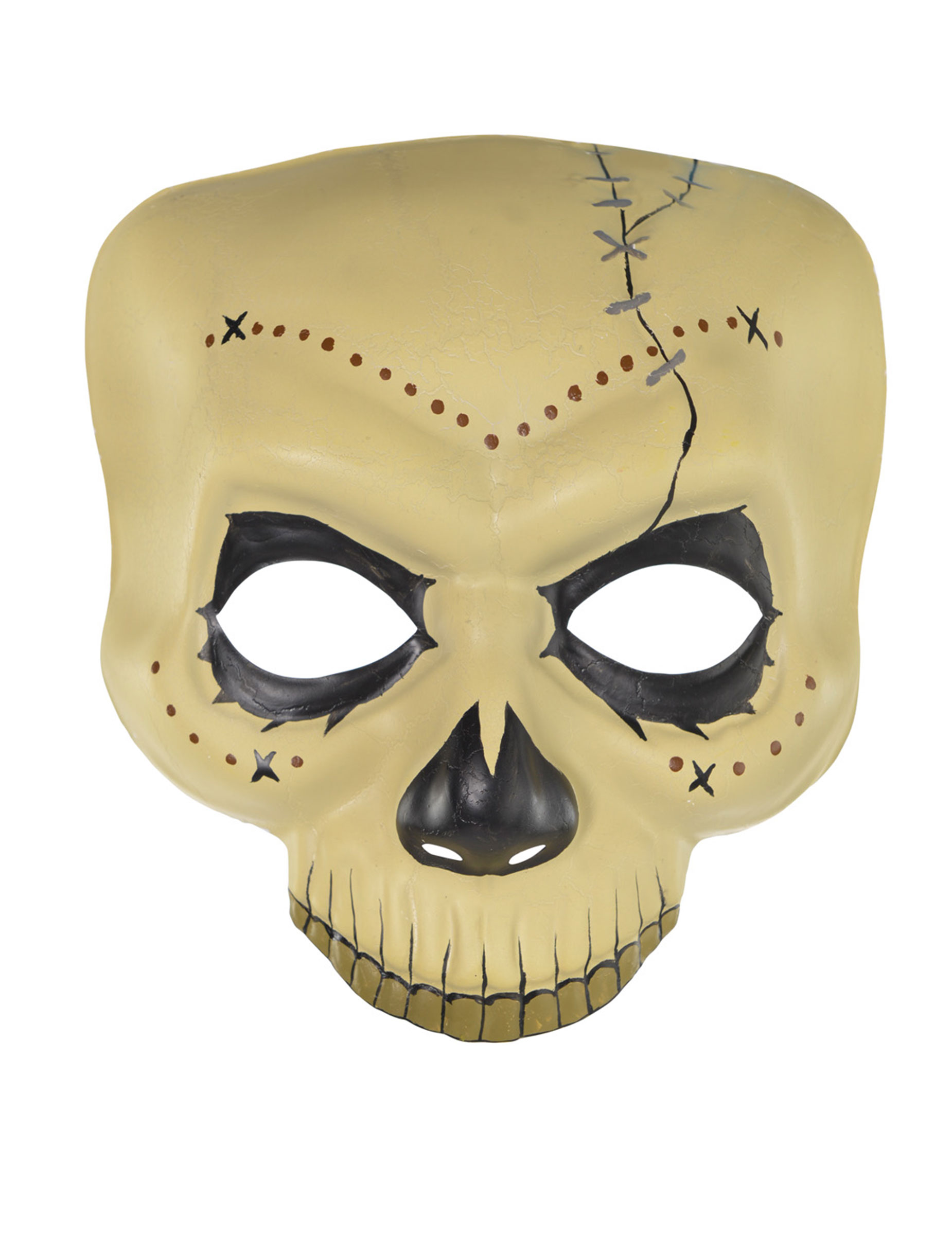 Skelettmaske Día de los Muertos Halloween-Accessoire weiss-schwarz Skelettmaske Día de los Muertos Halloween-Accessoire weiss-schwarz von RIETHMULLER