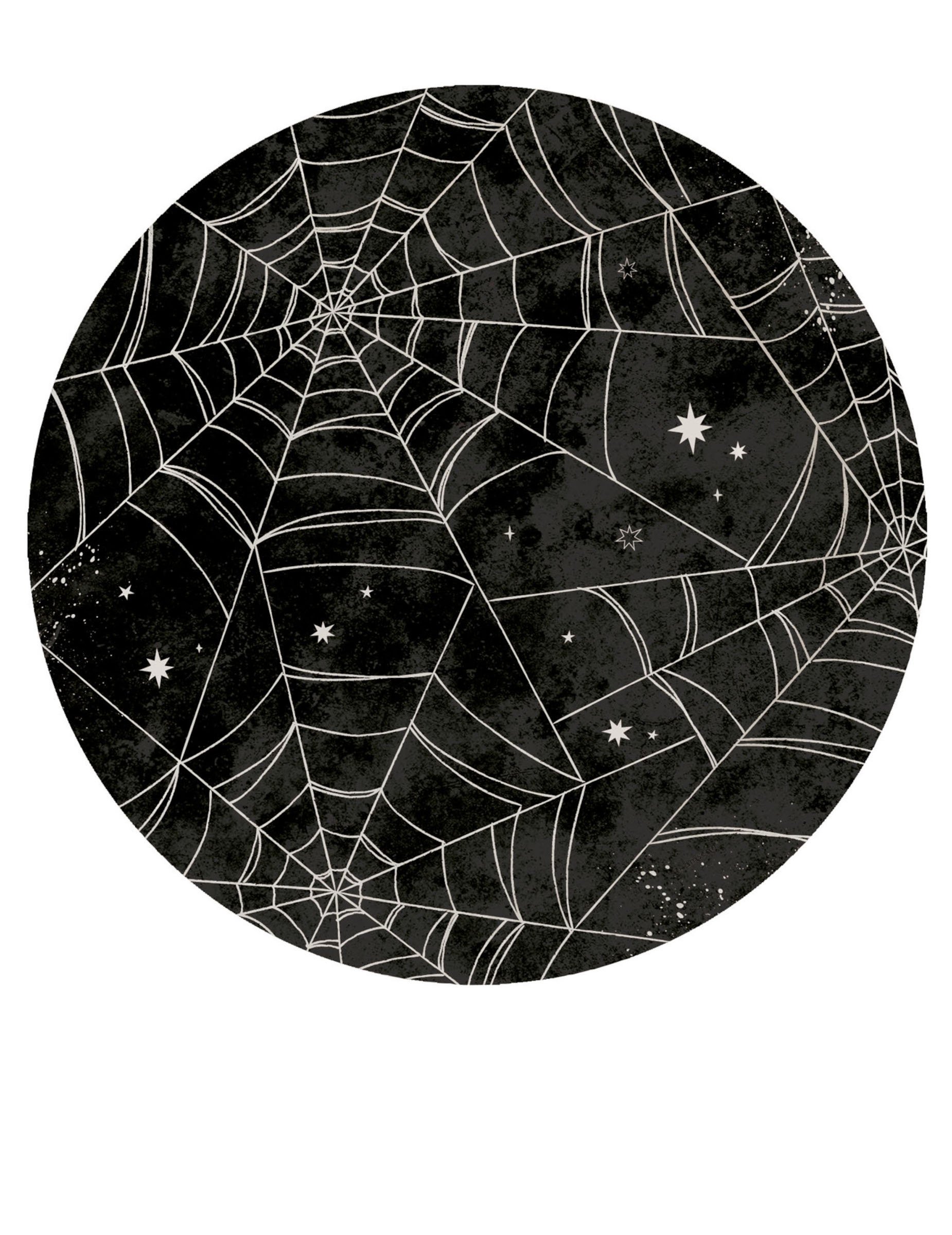 Spinnennetz Pappteller Halloween schwarz-weiß 8 Stück 23 cm Spinnennetz Pappteller Halloween schwarz-weiß 8 Stück 23 cm von RIETHMULLER