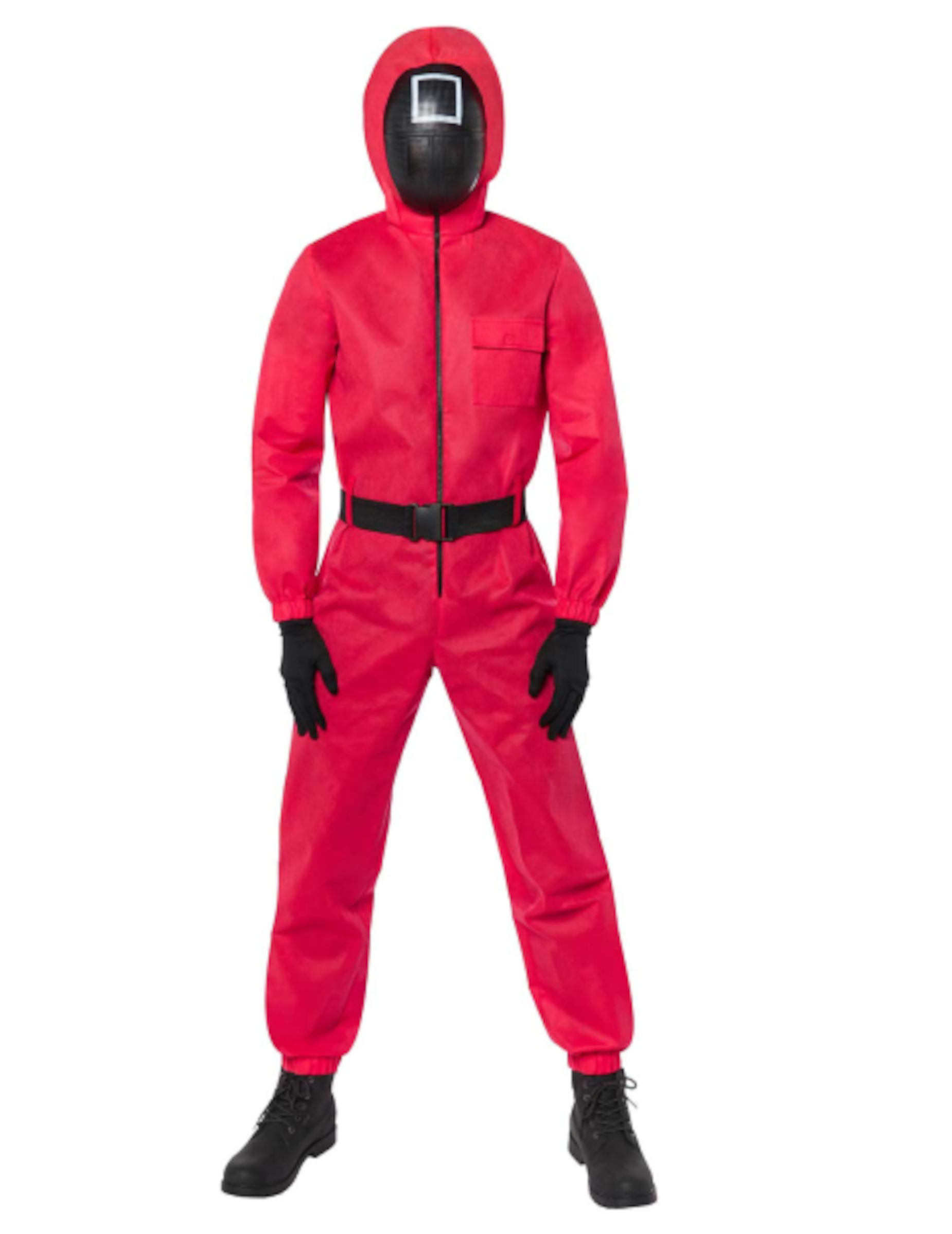 Spielwächter Kostüm Squid Game Erwachsene Rosa Spielwächter Kostüm Squid Game Erwachsene Rosa von FUNIGLOBAL