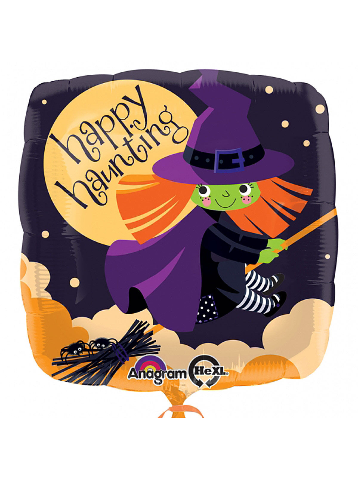 Süsse Hexe Folien-Luftballon Halloween Party-Deko schwarz-bunt 46x46cm Süsse Hexe Folien-Luftballon Halloween Party-Deko schwarz-bunt 46x46cm von AMSCAN