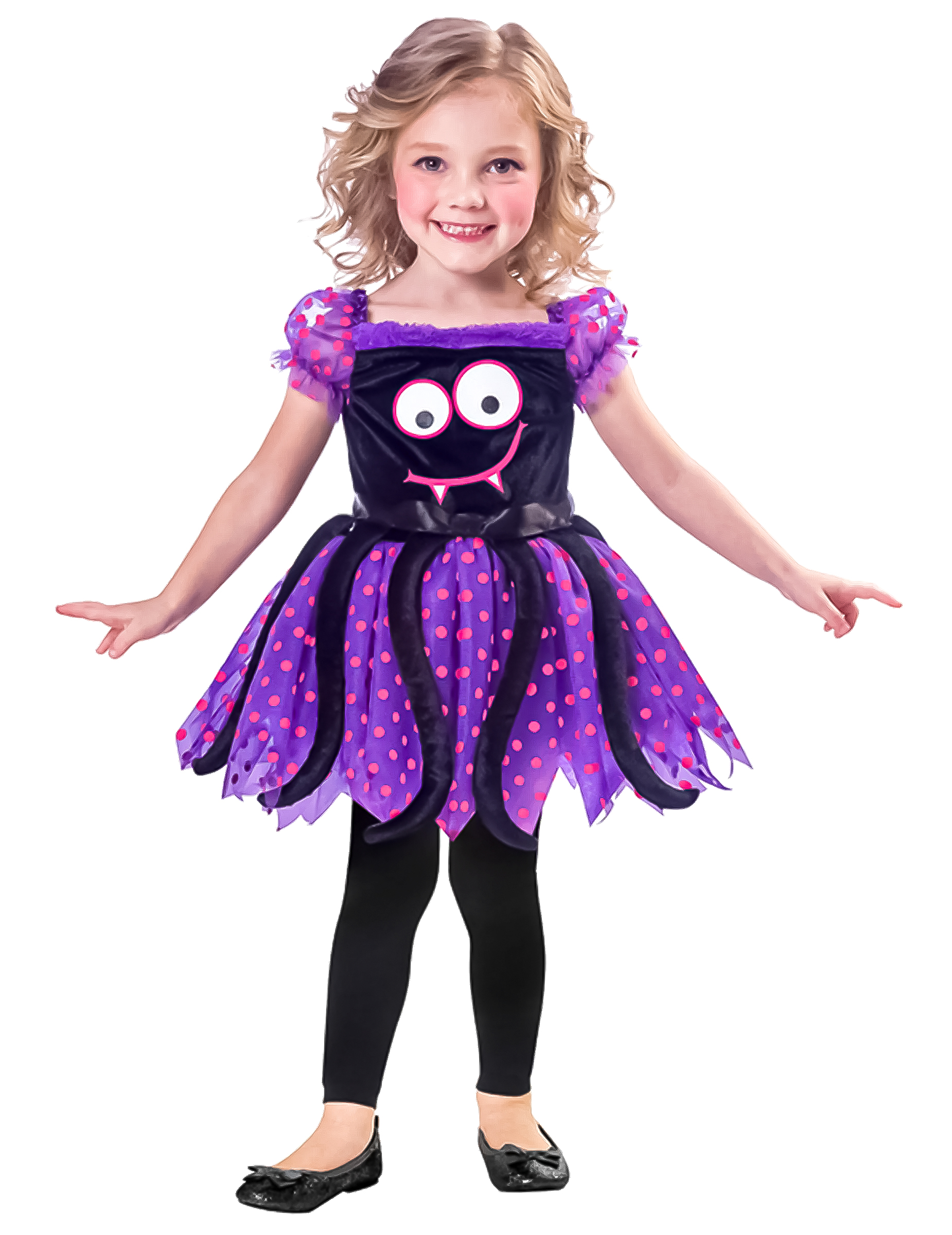 Süsses Spinnen-Kostüm für Mädchen Halloweenkostüm violett-schwarz Süsses Spinnen-Kostüm für Mädchen Halloweenkostüm violett-schwarz von RIETHMULLER