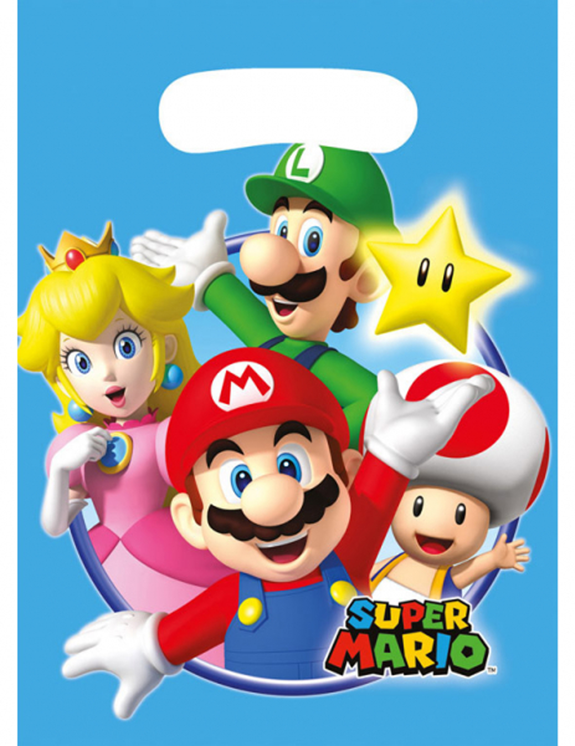 Super Mario-Geschenkbeutel Geschenktüten Nintendo-Lizenzartikel 8 Stück blau-bunt 23x16,5cm Super Mario-Geschenkbeutel Geschenktüten Nintendo-Lizenzartikel 8 Stück blau-bunt 23x16,5cm von RIETHMULLER