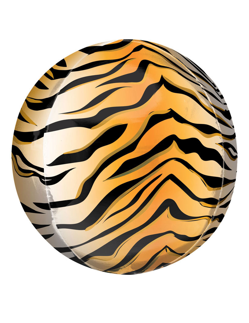 Tiger-Luftballon aus Aluminium 38 cm Tiger-Luftballon aus Aluminium 38 cm von AMSCAN