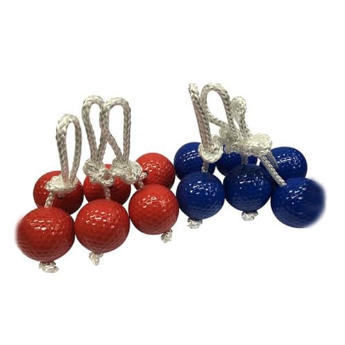 AMSLSIU 6 stücke Golf Leiter Ball Geschenk Für Freunde Und Familie Langlebig PE Golf Leiter Ball Spieß REIT Rahmen Ball von AMSLSIU