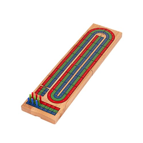 AMSLSIU Aufregendes Cribbage Brettspiel – Herausforderung von Fähigkeiten und Strategie. Holzbrettspiel, klassisches Tischspiel, Chips Spielset AMSLSIU Aufregendes Cribbage Brettspiel – Herausforderung von Fähigkeiten und Strategie. Holzbrettspiel, klassisches Tischspiel, Chips Spielset von AMSLSIU