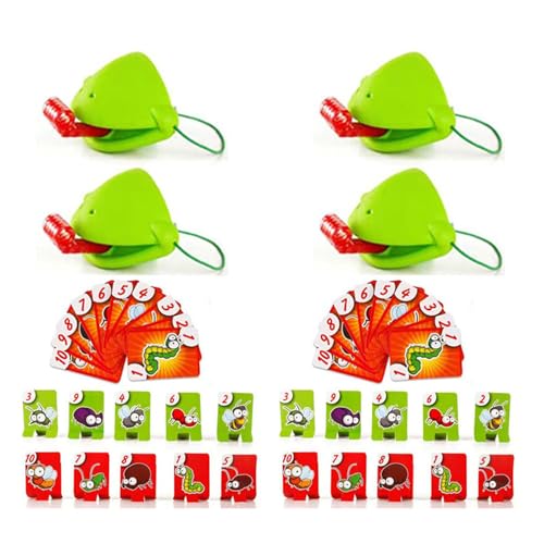 AMSLSIU Aufregendes Kartenspiel für 4 Personen fördert das Lernen und die Bindung. Interessantes Froschmasken Spielzeug. Interaktives ABS Desktop Spielzeug AMSLSIU Aufregendes Kartenspiel für 4 Personen fördert das Lernen und die Bindung. Interessantes Froschmasken Spielzeug. Interaktives ABS Desktop Spielzeug von AMSLSIU