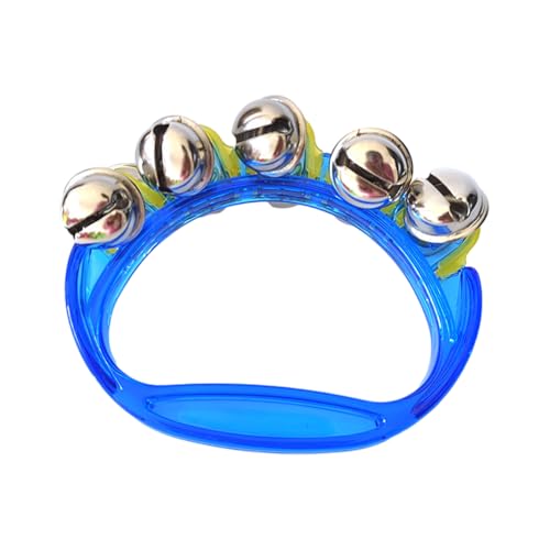 AMSLSIU Baby Hand Glöckchen, leicht zu erlernen, für stundenlangen Spaß, Kunststoff Glöckchen, Rassel, Schlittenglocken, Geschenk , Blau AMSLSIU Baby Hand Glöckchen, leicht zu erlernen, für stundenlangen Spaß, Kunststoff Glöckchen, Rassel, Schlittenglocken, Geschenk , Blau von AMSLSIU