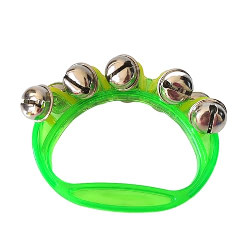 AMSLSIU Baby Hand Glöckchen, leicht zu erlernen, für stundenlangen Spaß, Kunststoff Glöckchen, Rassel, Schlittenglocken, Geschenk , Grün AMSLSIU Baby Hand Glöckchen, leicht zu erlernen, für stundenlangen Spaß, Kunststoff Glöckchen, Rassel, Schlittenglocken, Geschenk , Grün von AMSLSIU
