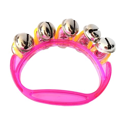 AMSLSIU Baby Hand Glöckchen, leicht zu erlernen, für stundenlangen Spaß, Kunststoff Glöckchen, Rassel, Schlittenglocken, Geschenk , Rosa AMSLSIU Baby Hand Glöckchen, leicht zu erlernen, für stundenlangen Spaß, Kunststoff Glöckchen, Rassel, Schlittenglocken, Geschenk , Rosa von AMSLSIU