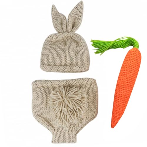 AMSLSIU Babykleidung Set Mädchen Foto Outfits Häkeln Gestrickte Hosen Kostüme Kit Studio Dusche Geschenke Fotografie Requisiten von AMSLSIU