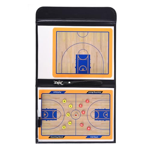 AMSLSIU Basketball Coaching Tafel, Für Profi Trainer, trocken abwischbar, Anleitung für Wettbewerb, Wettkampfstrategie, Klemmbrett Zubehör AMSLSIU Basketball Coaching Tafel, Für Profi Trainer, trocken abwischbar, Anleitung für Wettbewerb, Wettkampfstrategie, Klemmbrett Zubehör von AMSLSIU