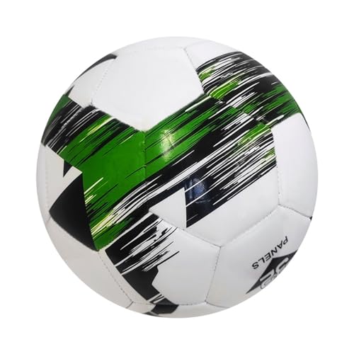 AMSLSIU Bereit für Action, Fußball in offizieller Größe für Trainingseinheiten, PVC Fußball, Größe 5, Match Fußball der Größe 5, weiß Grün AMSLSIU Bereit für Action, Fußball in offizieller Größe für Trainingseinheiten, PVC Fußball, Größe 5, Match Fußball der Größe 5, weiß Grün von AMSLSIU