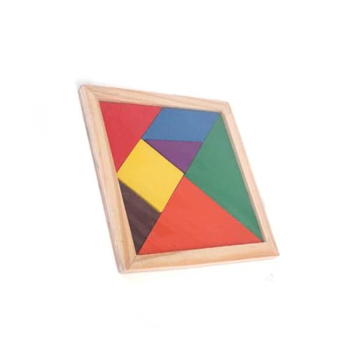 AMSLSIU Entwicklungs Tangram Puzzle Spielzeug, mehrförmig, verschleißfest, Lernspielzeug, wasserdicht, niedliche farbige mentale Tangrams für Kinder AMSLSIU Entwicklungs Tangram Puzzle Spielzeug, mehrförmig, verschleißfest, Lernspielzeug, wasserdicht, niedliche farbige mentale Tangrams für Kinder von AMSLSIU