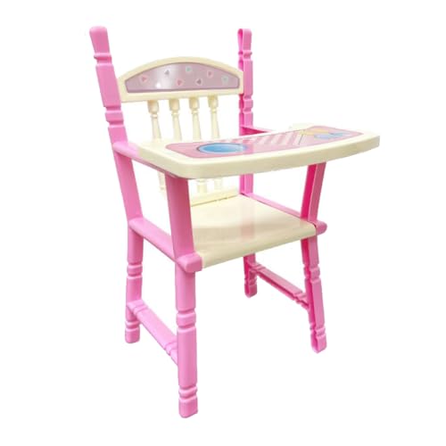 AMSLSIU Esszimmerstuhl Modell für wiedergeborene Mädchen mit Einer Größe von 9 bis 11 Zoll, kompakt und leicht, robuste Struktur, Kunststoff Essstuhl für Babypuppen AMSLSIU Esszimmerstuhl Modell für wiedergeborene Mädchen mit Einer Größe von 9 bis 11 Zoll, kompakt und leicht, robuste Struktur, Kunststoff Essstuhl für Babypuppen von AMSLSIU