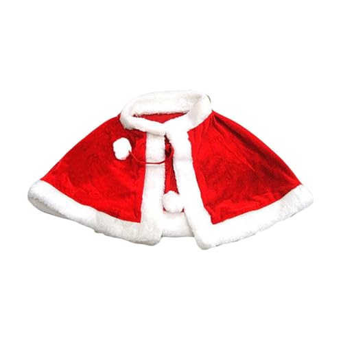 AMSLSIU Fein genähter Samt Umhang, fusselfrei und fusselfrei für den Weihnachtsmann, breite Anwendung, Korallen Samt Umhang für Weihnachten , Mantelkind , Kind AMSLSIU Fein genähter Samt Umhang, fusselfrei und fusselfrei für den Weihnachtsmann, breite Anwendung, Korallen Samt Umhang für Weihnachten , Mantelkind , Kind von AMSLSIU