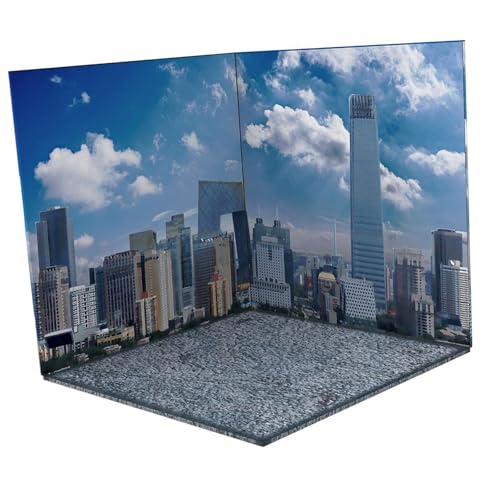 AMSLSIU Hintergrund Organizer im Maßstab 1:12, Display Sammlung für Action Figuren, Puppen, Premium Display Ständer, Stadt AMSLSIU Hintergrund Organizer im Maßstab 1:12, Display Sammlung für Action Figuren, Puppen, Premium Display Ständer, Stadt von AMSLSIU