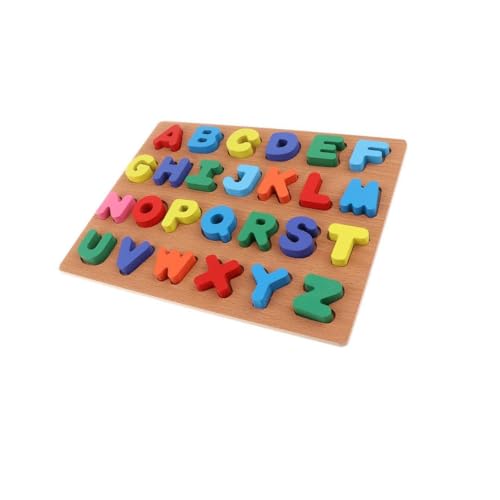 AMSLSIU Holz Alphabet Puzzles – sichere Zutaten, exquisites Handwerk, mehrere Gameplay Großbuchstaben, Holzpuzzles, Spielzeug AMSLSIU Holz Alphabet Puzzles – sichere Zutaten, exquisites Handwerk, mehrere Gameplay Großbuchstaben, Holzpuzzles, Spielzeug von AMSLSIU