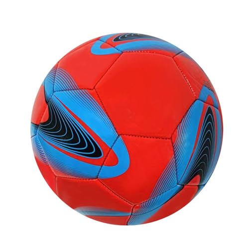 AMSLSIU Jugend Trainingsfußball Größe 5 mit zuverlässiger Luftretention. Größe 5 Fußball im Freien. Hervorragende Haltbarkeit, Rot AMSLSIU Jugend Trainingsfußball Größe 5 mit zuverlässiger Luftretention. Größe 5 Fußball im Freien. Hervorragende Haltbarkeit, Rot von AMSLSIU