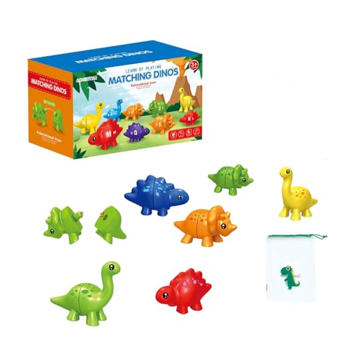 AMSLSIU Pädagogisches Dinosaurier Pairing Lernspielzeug, Entwicklung der Handkoordination, Geschenk für Kinder, ABS Dinosaurier Pairing Lernspielzeug, Muster AMSLSIU Pädagogisches Dinosaurier Pairing Lernspielzeug, Entwicklung der Handkoordination, Geschenk für Kinder, ABS Dinosaurier Pairing Lernspielzeug, Muster von AMSLSIU