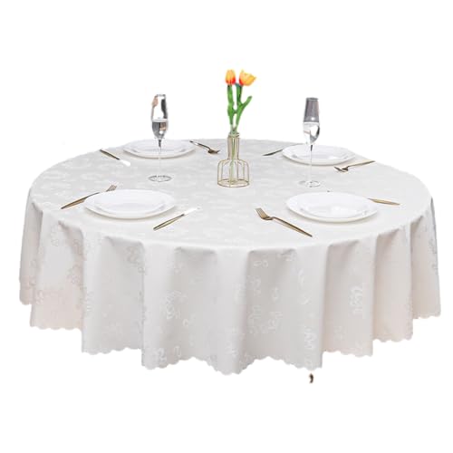 AMSLSIU Runde Tischdecke mit breiter Anwendung, praktisch und praktisch, runde Wachstuch Tischdecke aus PU, runde Wachstuch Tischdecke, Beige 140cm AMSLSIU Runde Tischdecke mit breiter Anwendung, praktisch und praktisch, runde Wachstuch Tischdecke aus PU, runde Wachstuch Tischdecke, Beige 140cm von AMSLSIU