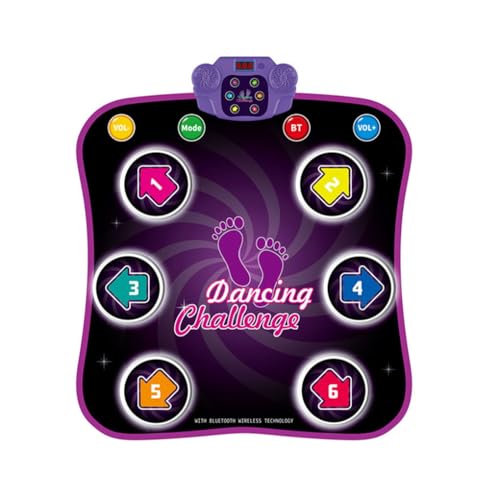 AMSLSIU Tanzdecke, Präzisions Gaming Ausrüstung, rutschfest, lustiges Tanzerlebnis, ABS, elektronisches Tanzpad, Musik Tanzspielmatte AMSLSIU Tanzdecke, Präzisions Gaming Ausrüstung, rutschfest, lustiges Tanzerlebnis, ABS, elektronisches Tanzpad, Musik Tanzspielmatte von AMSLSIU