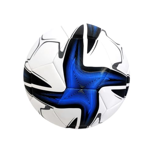 AMSLSIU Üben Sie einen unverzichtbaren Fußball der Größe 5 für Ligaspiele. PVC Fußballtraining. Weiche PVC Hülle für eine reibungslose Handhabung, Blau AMSLSIU Üben Sie einen unverzichtbaren Fußball der Größe 5 für Ligaspiele. PVC Fußballtraining. Weiche PVC Hülle für eine reibungslose Handhabung, Blau von AMSLSIU