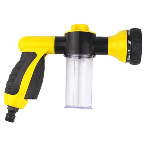 AMSLSIU Wasserspray mit Griff Hochdruckschaumspender Bewässerung Gartenarbeit Autofensterreinigung Reinigungswerkzeuge Sprühen, Gelb AMSLSIU Wasserspray mit Griff Hochdruckschaumspender Bewässerung Gartenarbeit Autofensterreinigung Reinigungswerkzeuge Sprühen, Gelb von AMSLSIU