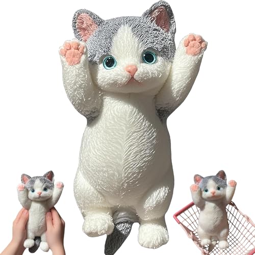 Cat Modell Stress Relief Spielzeug, Hergestellt Aus Weichem Und Elastischem Material, Kann Geknetet Und Gepresst Werden, Toys Stress Für Erwachsene Und Kinder Zu Lösen, Anti Stress Spielzeug Geschenk von AMSNINK