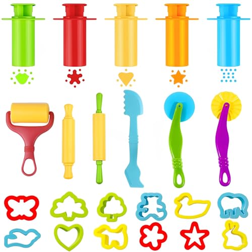AMSNINK 23 Stück Knete Zubehör, Knetwerkzeug, Knetzubehör, Zubehör Knete, DIY Knetmasse, Knetspielzeug, Knet Zubehör, Knete Zubehör Ausstechformen Küchenspielzeug, Geschenk-Set Für Jungen Und Mädchen AMSNINK 23 Stück Knete Zubehör, Knetwerkzeug, Knetzubehör, Zubehör Knete, DIY Knetmasse, Knetspielzeug, Knet Zubehör, Knete Zubehör Ausstechformen Küchenspielzeug, Geschenk-Set Für Jungen Und Mädchen von AMSNINK