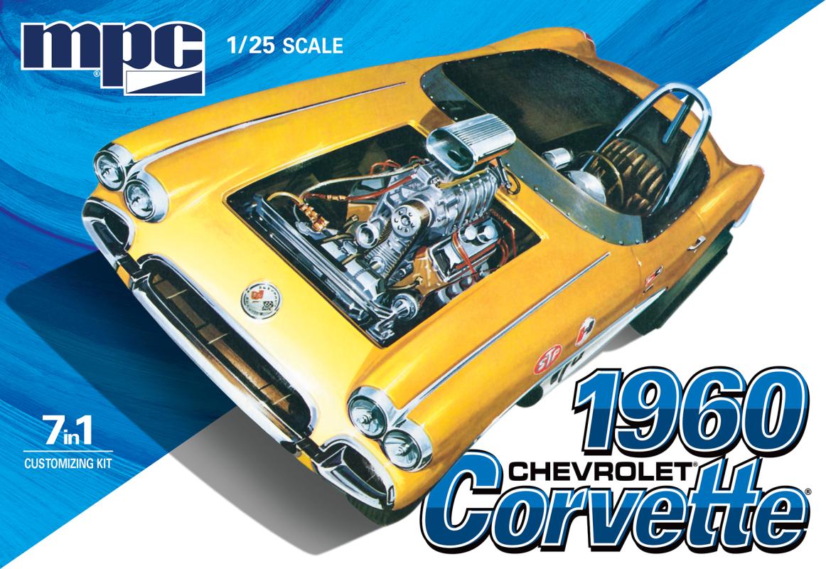 1960er Chevy Corvette 7 in 1 von AMT/MPC
