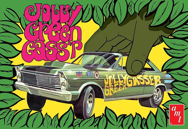 1965er Ford Galaxie Jolly Green Gasser von AMT/MPC