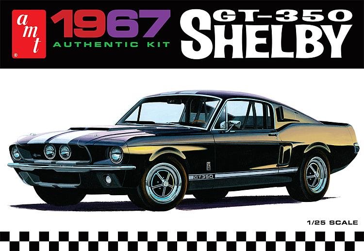 1967er Shelby GT 350, weiss 1967er Shelby GT 350, weiss von AMT/MPC