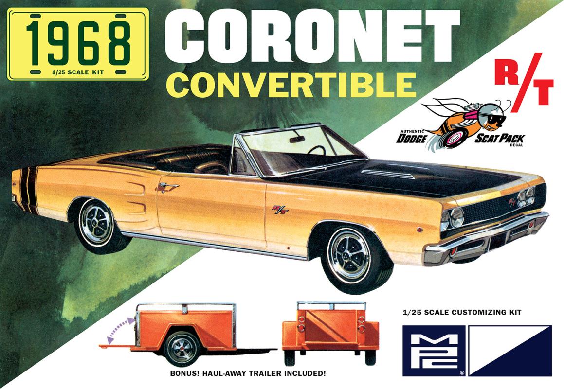 1968 Dodge Coronet Convertible w/Trailer 1968 Dodge Coronet Convertible w/Trailer von AMT/MPC