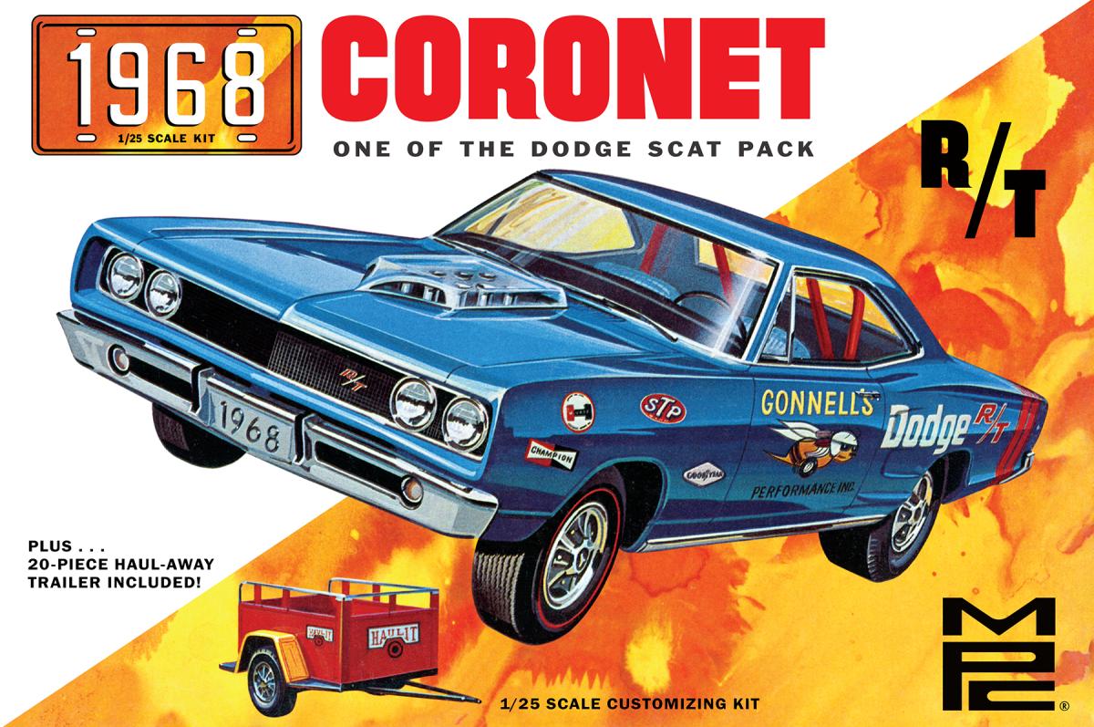 1968 Dodge Coronet Hardtop w/Trailer 1968 Dodge Coronet Hardtop w/Trailer von AMT/MPC