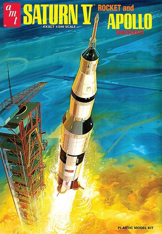 Saturn V Rakete mit Apollo-Kapsel Saturn V Rakete mit Apollo-Kapsel von AMT/MPC