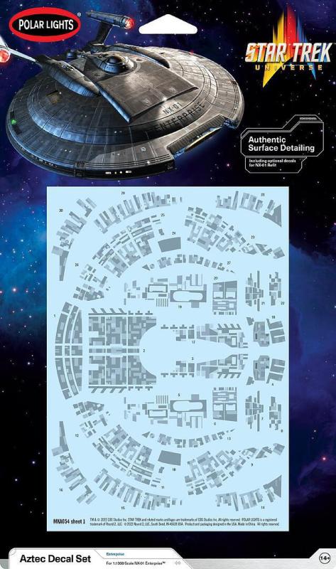 Star Trek NX-01 U.S.S. Enterprise - Decals Star Trek NX-01 U.S.S. Enterprise - Decals von AMT/MPC