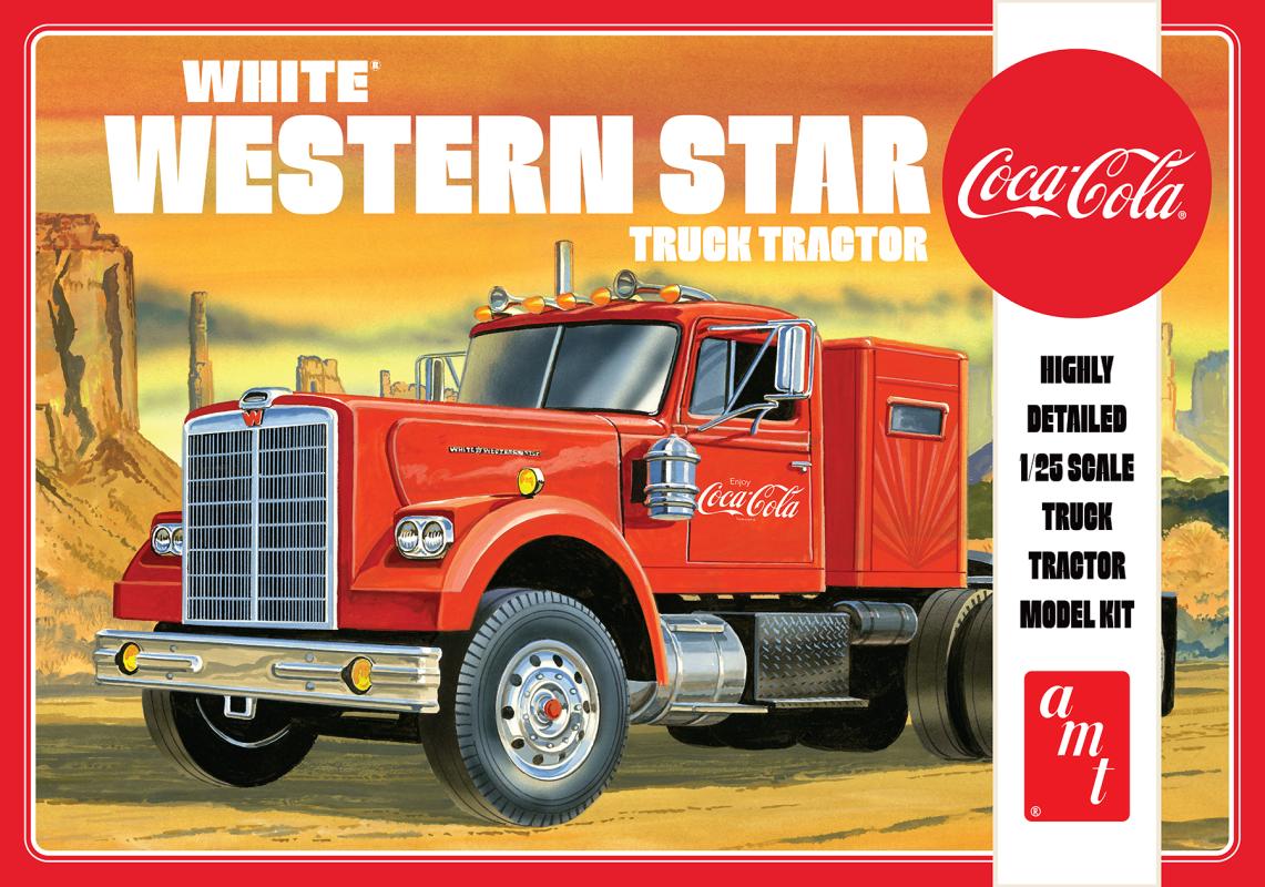 White Western Star Semi Tractor Coca Cola White Western Star Semi Tractor Coca Cola von AMT/MPC