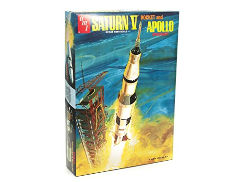 1/200 Saturn V Rakete mit Apollo-Kapsel von AMT