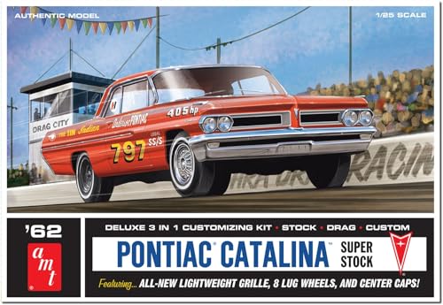 AMT - 1/25 1962 Pontiac Catalina Super Stock - Plastikmodellbausatz AMT - 1/25 1962 Pontiac Catalina Super Stock - Plastikmodellbausatz von AMT