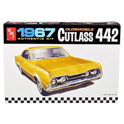 AMT - 1/25 1967 Oldsmobile 442 - Plastikmodellbausatz, Nicht Bemalt AMT - 1/25 1967 Oldsmobile 442 - Plastikmodellbausatz, Nicht Bemalt von AMT