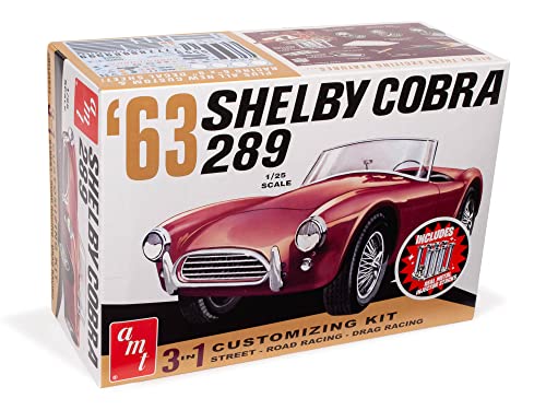 AMT - 1/25 Shelby Cobra 289 - Plastikmodellbausatz, Transparent, Weiß AMT - 1/25 Shelby Cobra 289 - Plastikmodellbausatz, Transparent, Weiß von AMT