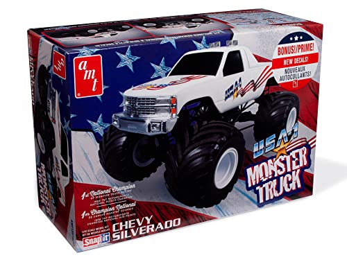 AMT AMT1351M/12 1/32 USA-1, Monster Truck Modellbausatz, Mehrfarbig von AMT