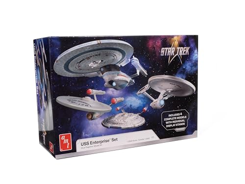 AMT Star Trek U.S.S. Enterprise Four Ship Set 1:2500 Modellbausatz von AMT