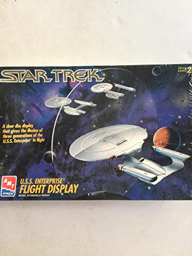 Star Trek U.S.S. Enterprise Flight Display - 1701 & 1701-A & 1701-D - Bausatz (1995) von AMT