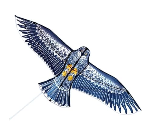 AMULONG Kites, 150cm Kites Enga Eagle Kite Erwachsene Lebensweise mit breiter Flügelspanne sehr einfach fliegen im Freien Spielzeug. Lugdrachen(A) von AMULONG