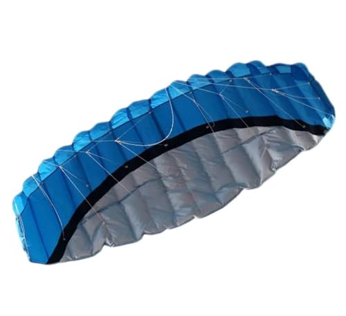 AMULONG Kites, 2,5 mt im freien Drachen dual line parafoil Kites Stunt Parachute Strand Kite surfen Regenbogen Macht segeln Fliegende Tools Lugdrachen(C) von AMULONG
